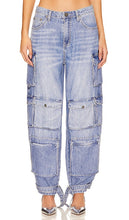 One Teaspoon High Waist Epic Cargo in Blue - Une cuillère à café taille haute Epic Cargo en bleu - 一茶匙蓝色高腰史诗工装 - Ein Teaspoon Epic Cargo mit hoher Taille in Blau - 원 티스푼 하이 웨이스트 에픽 카고 블루 색상 - Un cucchiaino da tè Epic Cargo a vita alta in blu