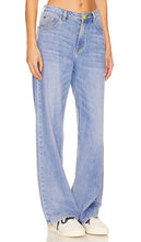 One Teaspoon Jackson Mid Waist Wide Leg in Blue