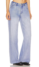 One Teaspoon Low Riders Low Waist Wide Leg Jean in Blue