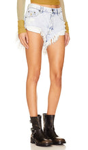 One Teaspoon Rollers Low Waist Denim Short in Blue