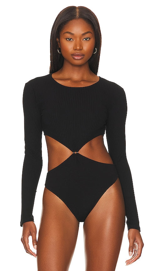Only Hearts Alexis Bodysuit in Black