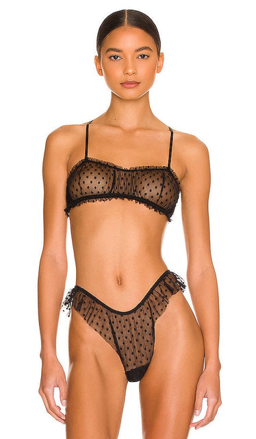 Only Hearts Joey Bralette in Black - Only Hearts - Joey - Brassière en noir - Only Hearts Joey 黑色文胸 - Only Hearts Joey Bralette in Schwarz - Only Hearts Joey 브라렛 블랙 색상 - Bralette Only Hearts Joey in nero