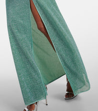 Os√É¬©ree Lumi√É¬®re feather-trimmed gown