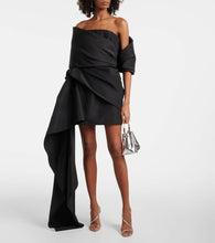 Oscar de la Renta Asymmetric mini dress