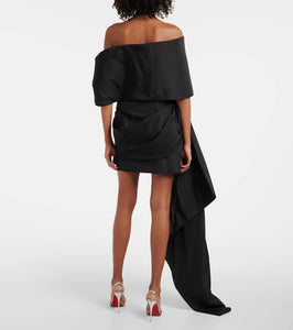 Oscar de la Renta Asymmetric mini dress