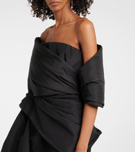 Oscar de la Renta Asymmetric mini dress