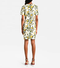 Oscar de la Renta Floral cotton-blend cloqu√É¬© minidress