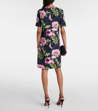 Oscar de la Renta Floral cotton-blend minidress