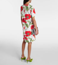 Oscar de la Renta Floral cotton-blend minidress