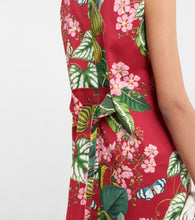 Oscar de la Renta Floral cotton-blend minidress