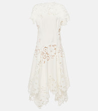 Oscar de la Renta Guipure lace midi dress. Oscar de la Renta 凸花蕾丝中长连衣裙