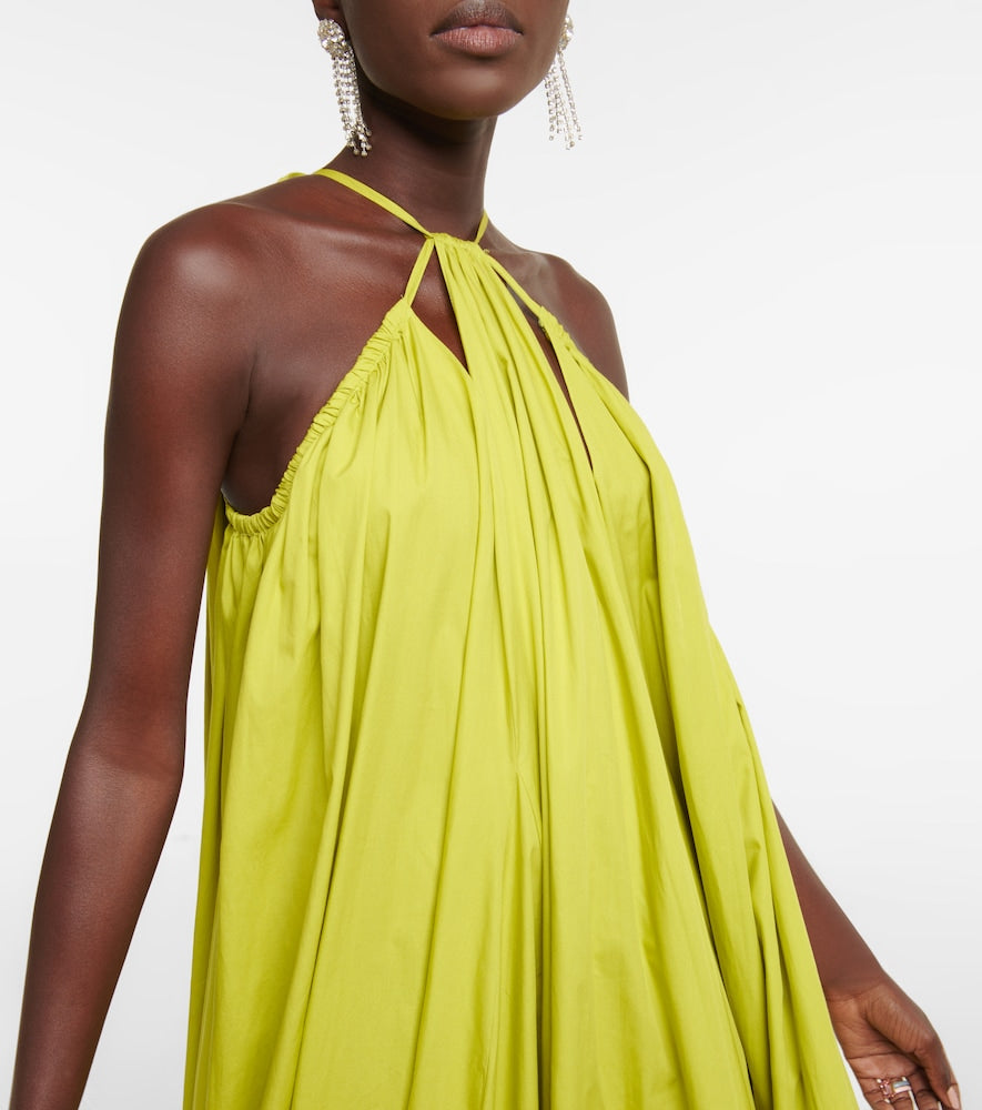 Oscar de la Renta Halterneck cotton gown