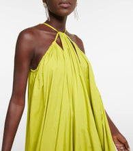 Oscar de la Renta Halterneck cotton gown