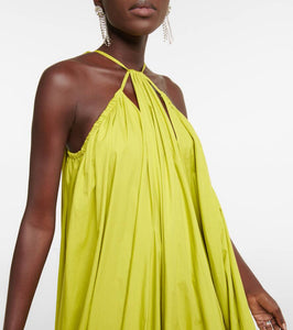 Oscar de la Renta Halterneck cotton gown