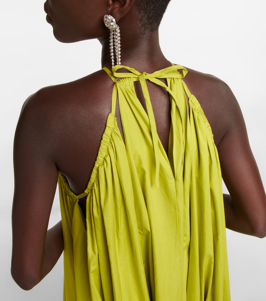Oscar de la Renta Halterneck cotton gown