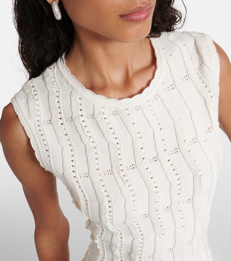 Oscar de la Renta Knitted minidress