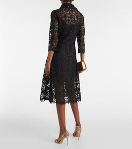 Oscar de la Renta Lace midi dress