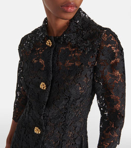 Oscar de la Renta Lace midi dress