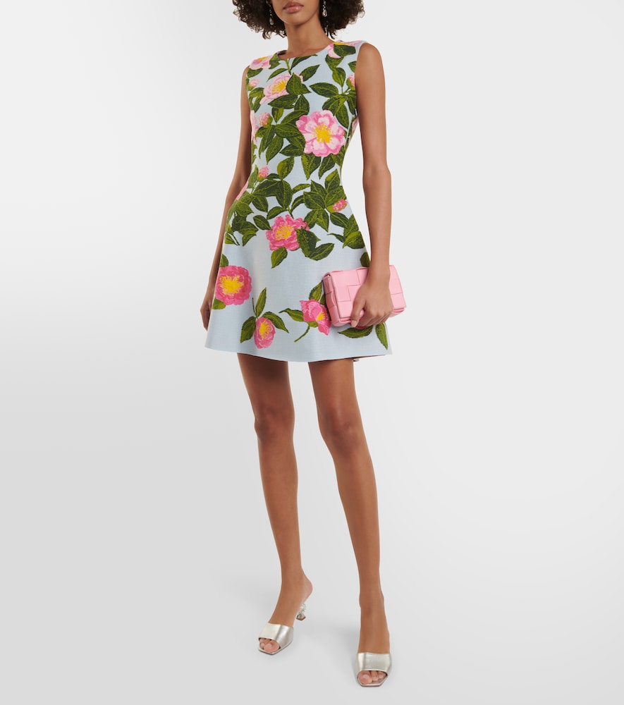 Oscar de la Renta Printed minidress