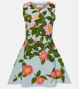 Oscar de la Renta Printed minidress