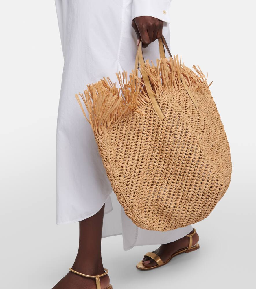 Oscar de la Renta Square Medium crochet tote bag