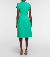 Oscar de la Renta Wool-blend midi dress