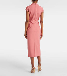 Oscar de la Renta Wool-blend midi dress