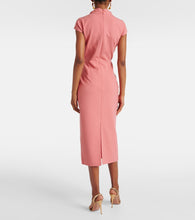 Oscar de la Renta Wool-blend midi dress