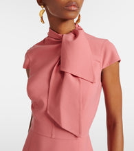 Oscar de la Renta Wool-blend midi dress