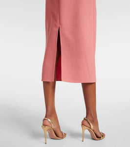 Oscar de la Renta Wool-blend midi dress