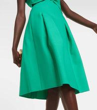Oscar de la Renta Wool-blend midi dress