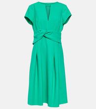 Oscar de la Renta Wool-blend midi dress