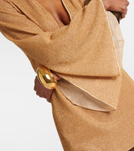 Oseree Lumi√É¬®re metallic minidress