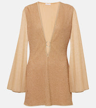 Oseree Lumi√É¬®re metallic minidress