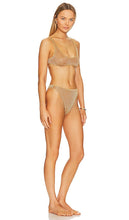 Oseree Lumiere Sporty 90s Bikini Set in Tan