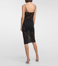 Oseree O-Lover floral lace midi dress
