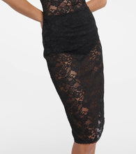 Oseree O-Lover floral lace midi dress