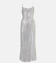 Oseree Pailettes sequined maxi dress