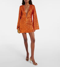 Oseree Sequined beach dress