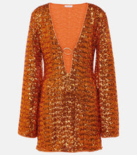 Oseree Sequined beach dress