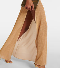 Oseree metallic maxi dress