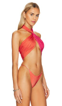 Ostra Brasil Mooring Bandeau Bikini Top in Orange
