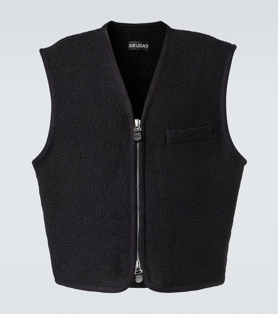 Our Legacy Faux shearling-lined vest