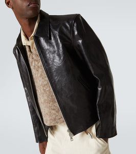 Our Legacy Mini leather blouson jacket