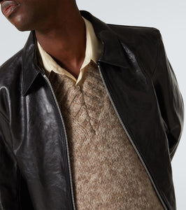 Our Legacy Mini leather blouson jacket