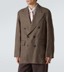 Our Legacy Sharp DB linen and cotton blazer
