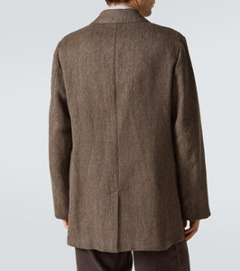 Our Legacy Sharp DB linen and cotton blazer