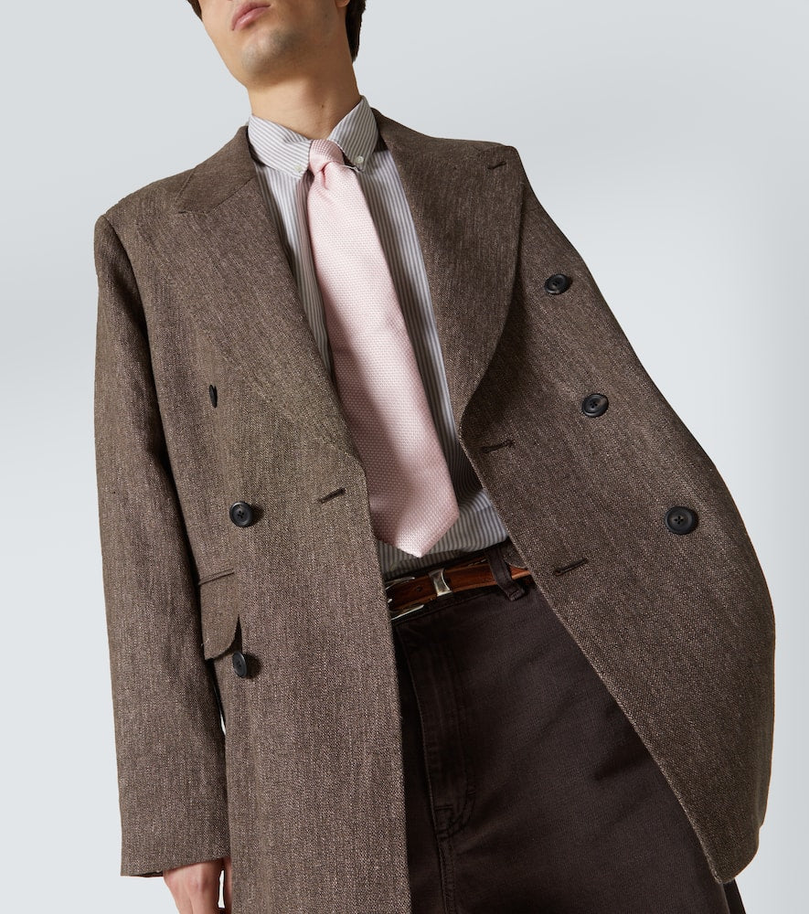 Our Legacy Sharp DB linen and cotton blazer