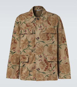 Our Legacy Uniform floral cotton canvas jacket