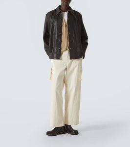 Our Legacy Welding leather overshirt